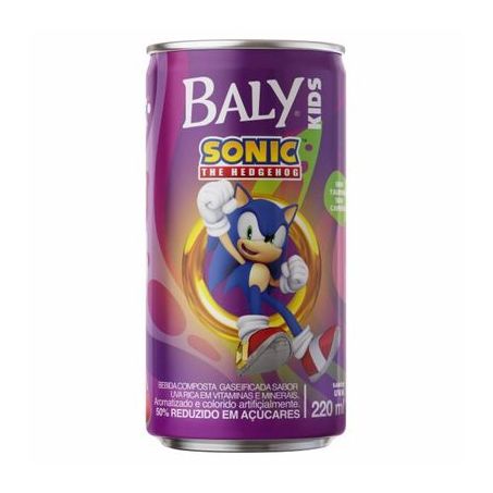 BEBIDA GASEIFICADA KIDS TUTTI FRUTTI SONIC BALY 220ML
