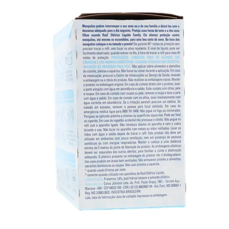 Repelente Raid Family Sem Cheiro Aparelho com Refil 32,9Ml 360-26
