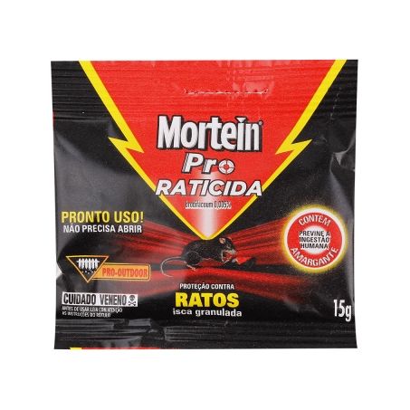 INSETICIDA RODASOL/MORTEIN ISCA MATA RATOS 15G