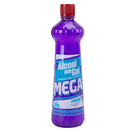 ALCOOL GEL MEGA LAVANDA 70.0  500G