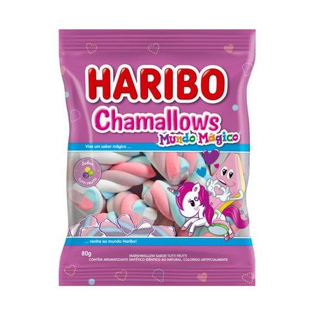 Marshmallow Haribo Mundo Mágico 80G