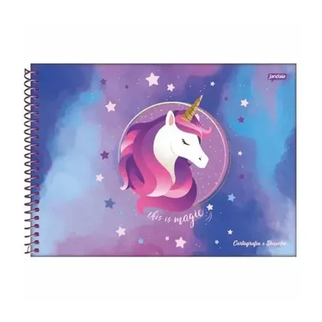 Caderno espiral capa dura cart.dream 80f
