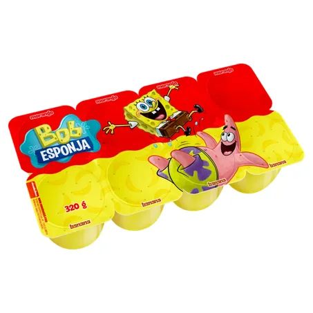 Petit suisse morango/banana bob elege 320g