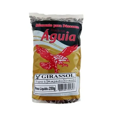 Alimento Pássaros Águia Girassol Graudo 250g