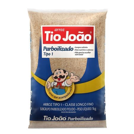 Arroz tio joão parboilizado t.1 2kg