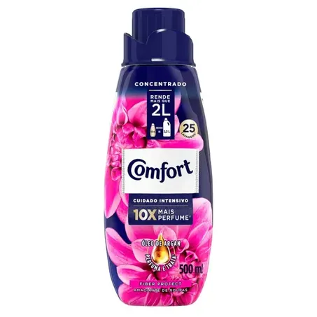 Amaciante de Roupas Comfort Brisa Elegante Frasco 500ml