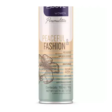 Desodorante Above Peaceful Aerossol 150ml 
 