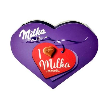 BOMBOM MILKA RECHEADO I LOVE MILKA 44G HAZELNUT CREAM 