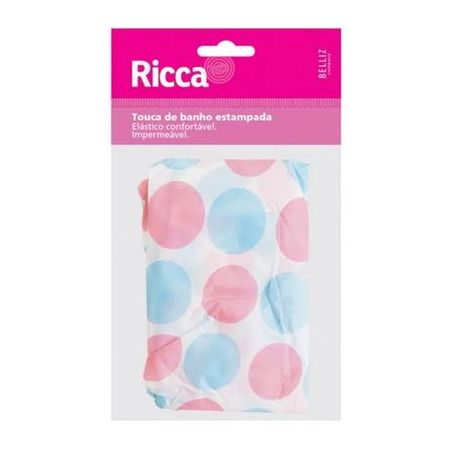 TOUCA RICCA PLASTICA P BANHO ESTAMPADA 392
