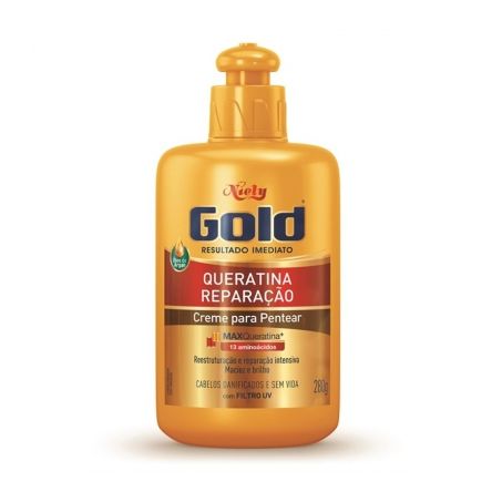 Creme de pentear reconstrucao queratina niely gold 250g