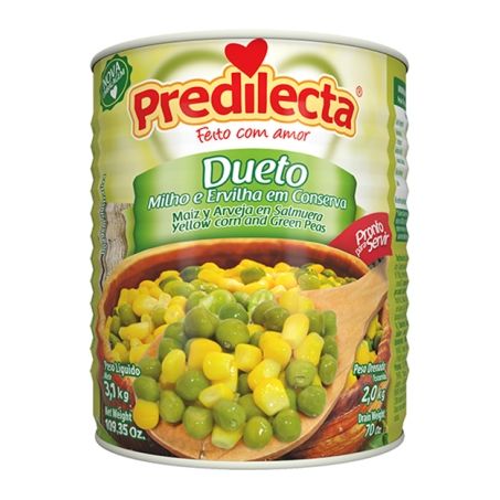 Predilecta Dueto Ervilha/Milho 2KG