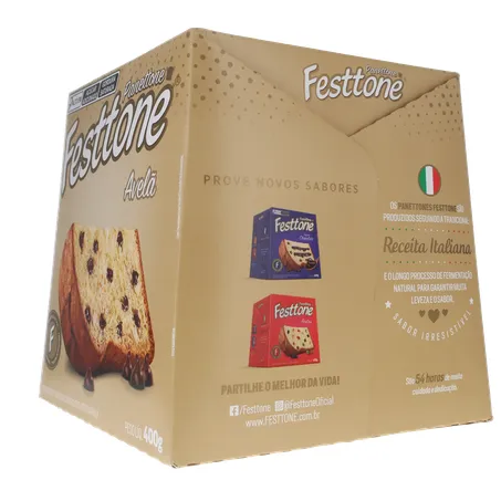 Panettone festtone gotas avela cx 400g 360-6