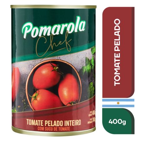 TOMATE PELADO INTEIRO POMAROLA CHEF