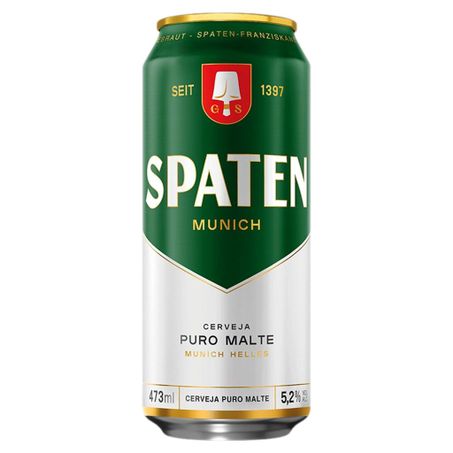 Cerveja spaten puro malte 473ml