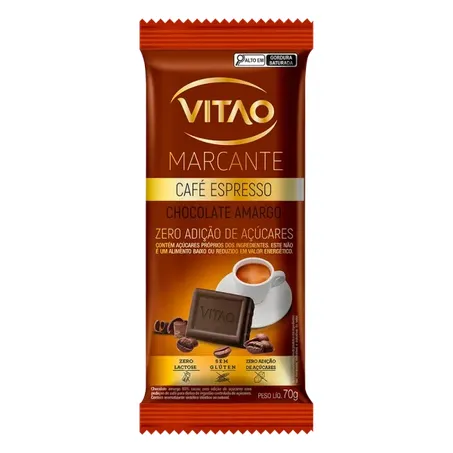 Chocolate Café Espresso 70g - Vitao