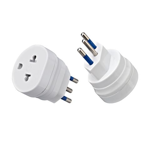 Pino adaptador 2 polos+terra asa do brasil