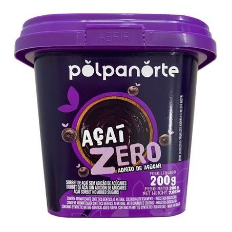 Açai polpa norte zero 200g