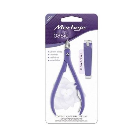 ALICATE CUTICULA MERHEJE SUPER+CORT LILA