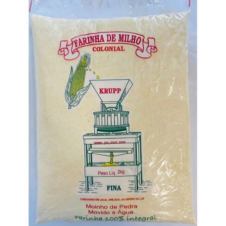 Farinha milho nt krupp col fina 2kg