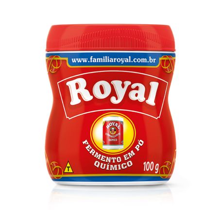 Fermento quimico em pó royal 100g