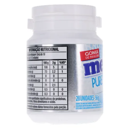 Mentos pure white gr white 56g 360-3