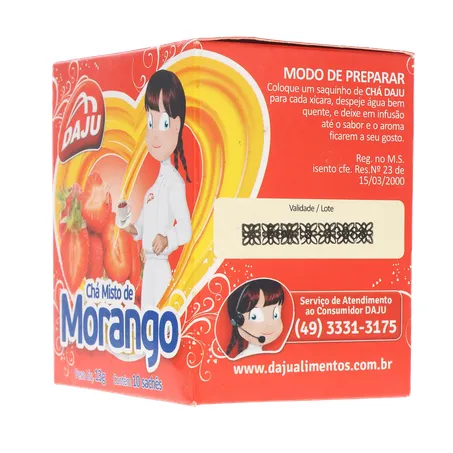 Cha daju morango 10sc 360-6