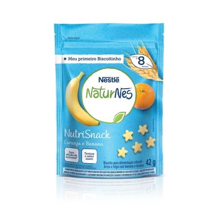 BISCOITO NESTLE NATURNES 42G LARANJA/BANANA