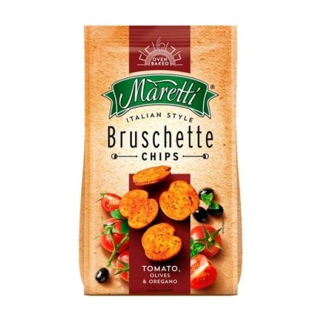 BISCOITO SNACK TOMATE BRUSCHETTE MARETTI 85G