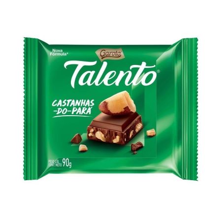 Chocolate garoto talento cast.para 90g