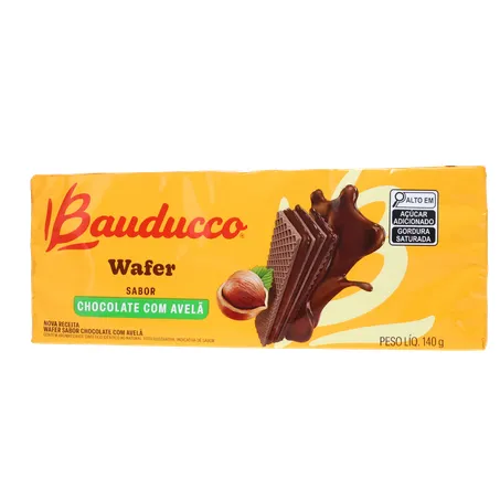 Biscoito Wafer Bauducco Chocolate Avelã 140g 360-1