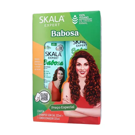 Kit Skala Babosa Shampoo 325ml e Condicionador 325ml 
  360-1