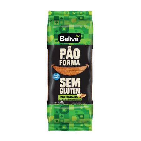 Pão Belive Multigraos s/Glúten 400g