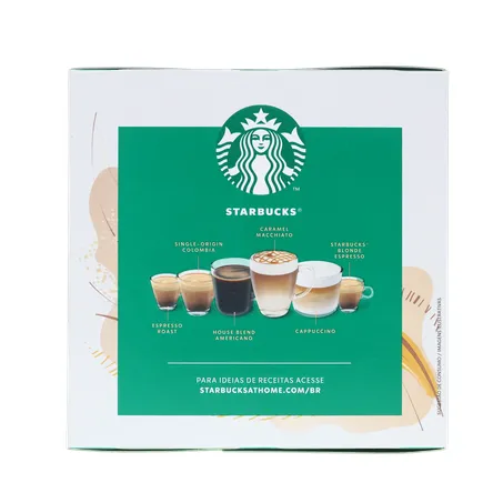 Café com Leite em Cápsula Starbucks Latte Macchiato Nescafé Dolce Gusto Caixa 107,5g 10 Unidades 360-27