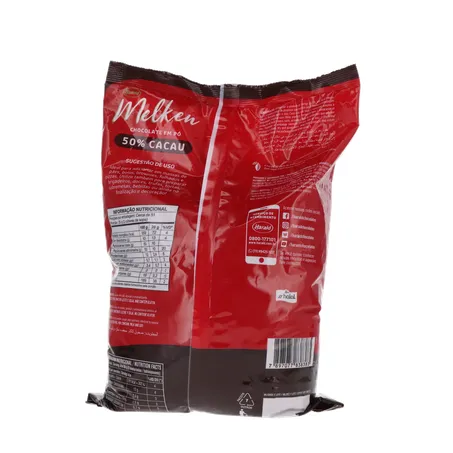 Chocolate pó harald melken 50/100 cacau 1,010kg 360-19