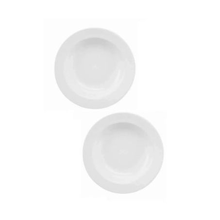 PRATO OXFORD FUNDO PLUS BRANCO 22CM