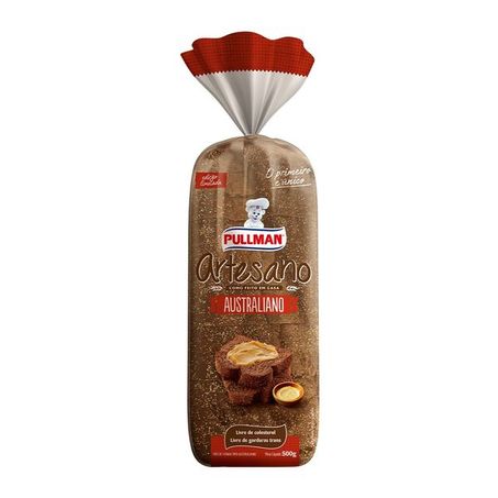 Pão artesano australiano pullman 500g