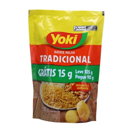 Batata Palha Yoki Tradicional Sachê 105gr 360-0