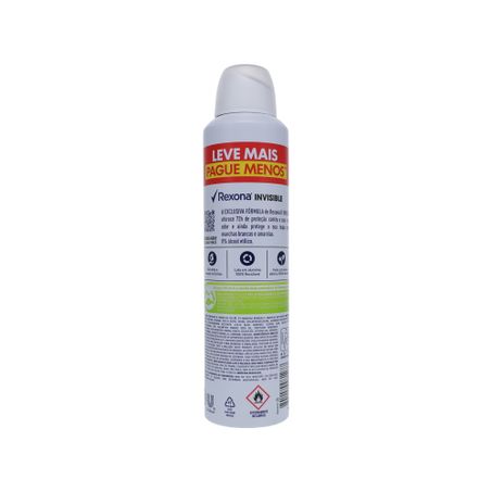 Desodorante Aerossol Rexona 250ml - Invisible - Feminino - Leve Mais, Pague Menos 360-2