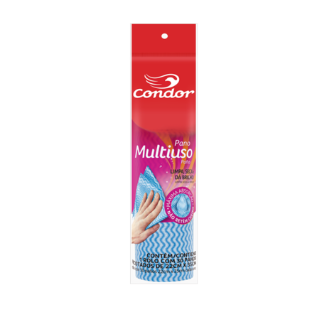 PANO ROLO CONDOR MULTIUSO C/30 PANOS