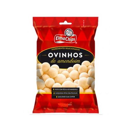 Ovinhos Elma Chips Amendoim Pacote 65g 
 