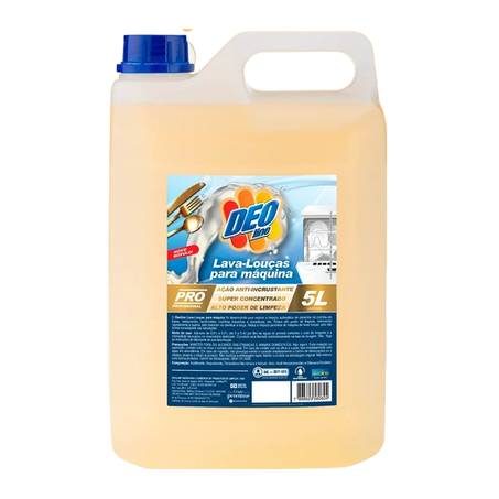 DETERGENTE P/ MÁQUINA DE LAVAR LOUÇAS 5L DEOLINE