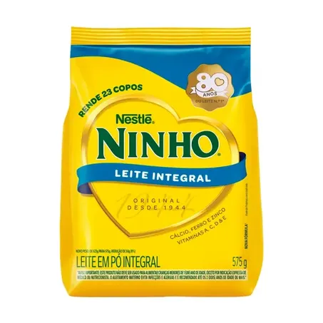 Leite em po ninho integral sache 575g