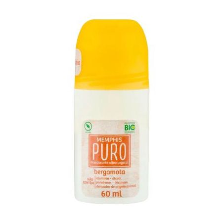 DESOD.PURO ROLL-ON 60ML S/ALUM.BERGAMOTA