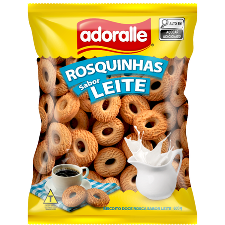 ROSQUINHA DE LEITE ADORALLE 600G