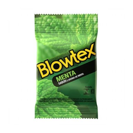 PRESERVATIVO BLOWTEX MENTA C/3