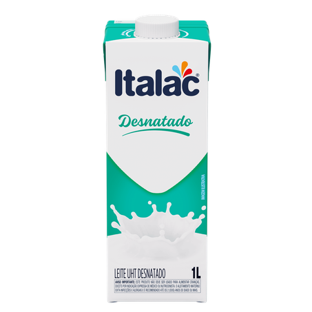 LEITE DESNATADO ITALAC TP 1L