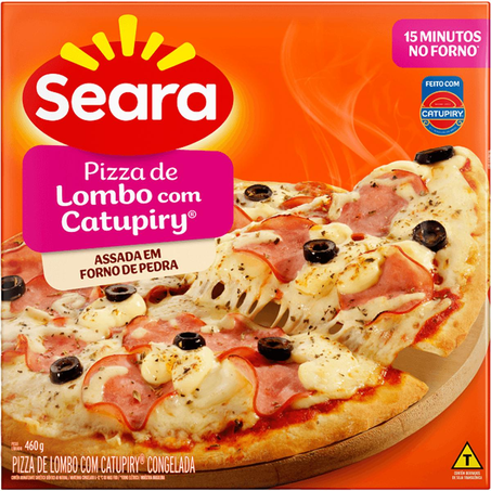 Pizza Seara 460g - Lombo e Catupiry