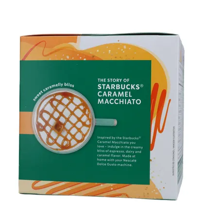 CAFÉ CÁPSULAS STARBUCKS CARAMEL MACCHIATO C/10 UN 360-10