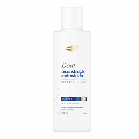 Shampoo dove 190ml reconstrucao+ aminoacido