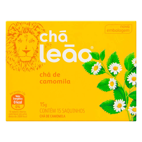 Chá Leão Ervas Camomila Caixa 15G